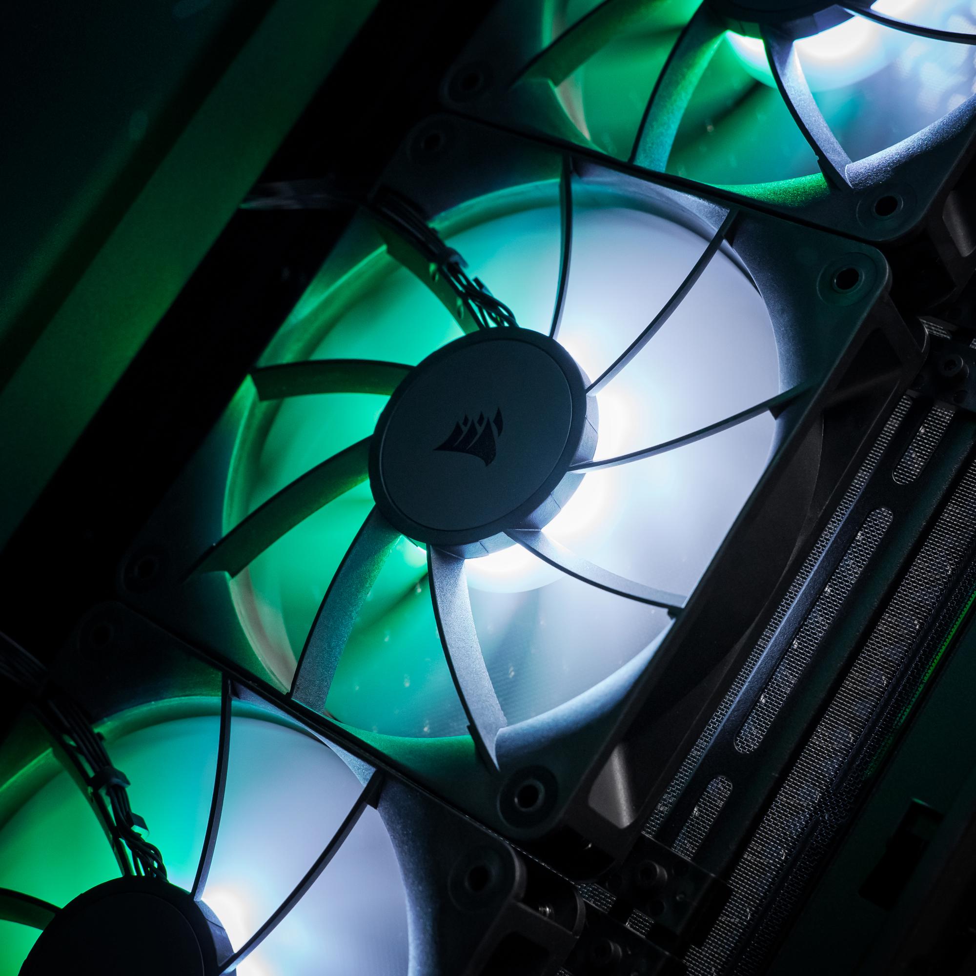 A large main feature product image of PLE Ivy RTX 5060 Ti Prebuilt Ready To Go Gaming PC