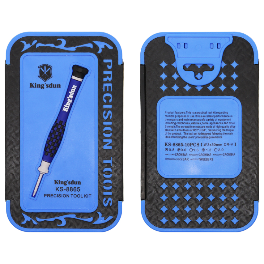 A large main feature product image of EX-DEMO King'sdun 10 in 1 Precision Tool Kit
