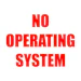 A product image of No Installed Operating System