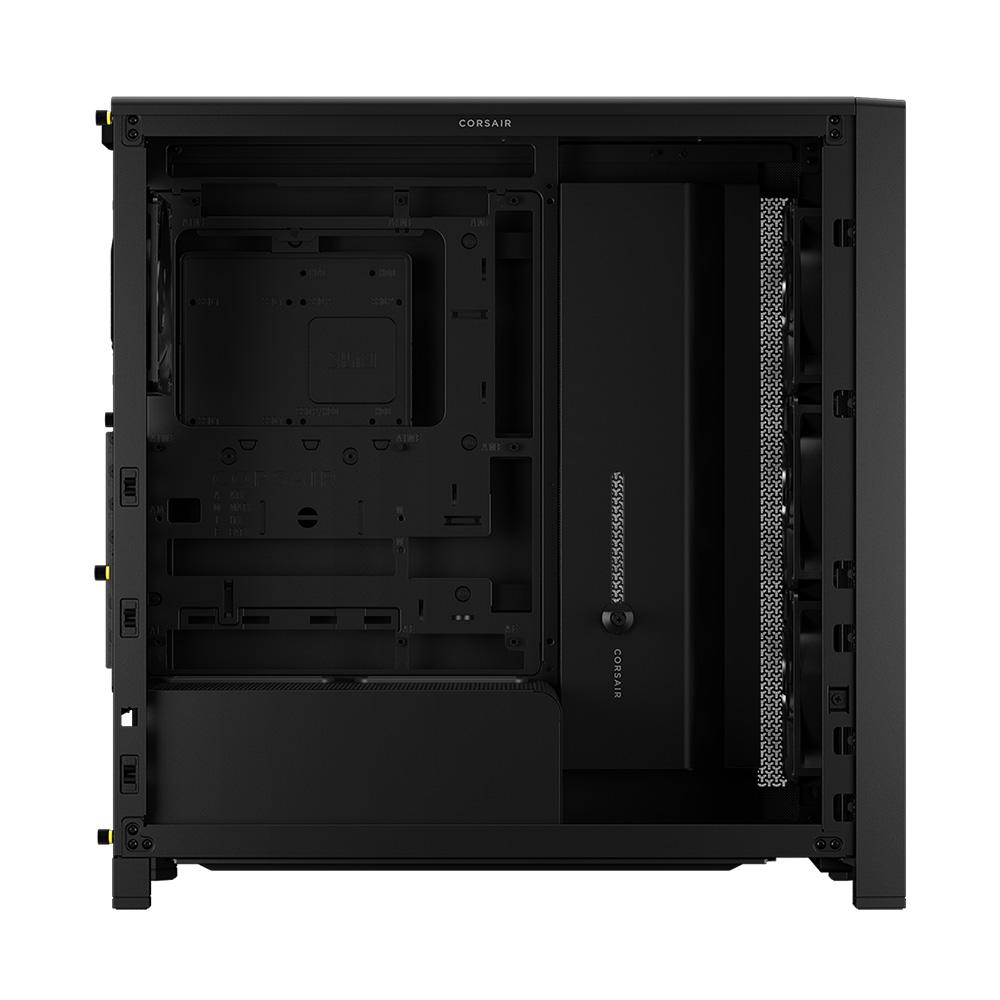 A large main feature product image of Corsair FRAME 4000D WOOD RS Modular Mid Tower Case (Black)