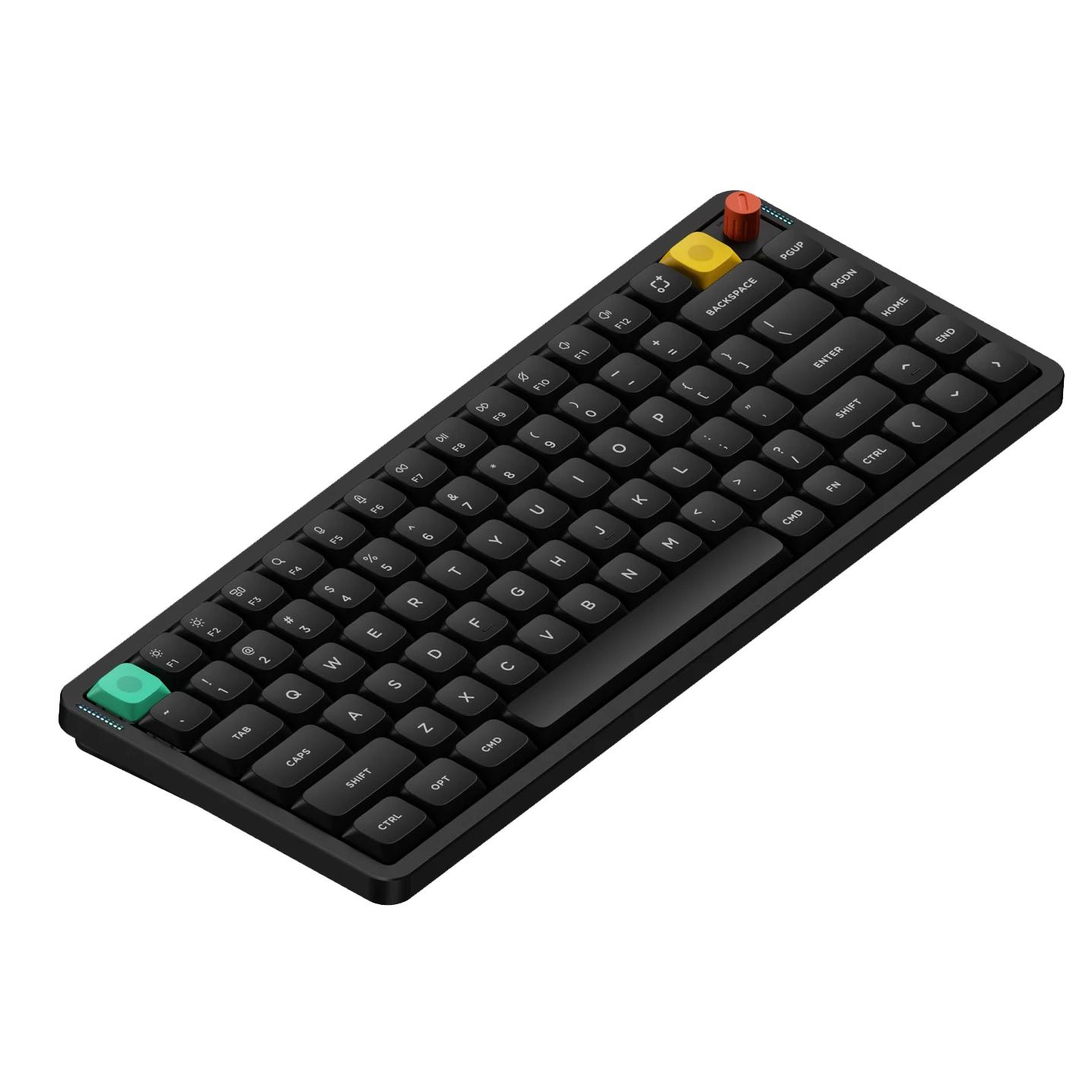 A large main feature product image of EX-DEMO NuPhy Air75 V3 Wireless Low-profile Mechanical Keyboard - Nebula Dark (Blush Nano Switch)