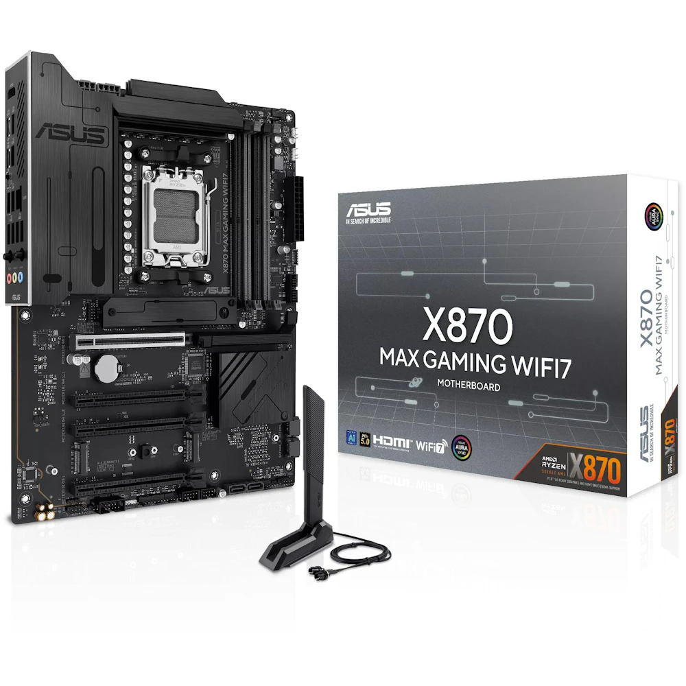 ASUS X870 MAX Gaming WiFi7 AM5 ATX Desktop Motherboard