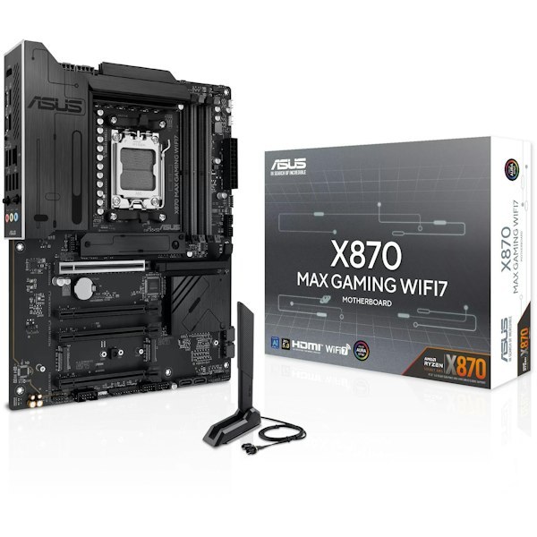 ASUS X870 MAX Gaming WiFi7 AM5 ATX Desktop Motherboard