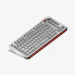 A product image of NuPhy WH80 HE Wireless 8K Magnetic Gaming Keyboard - Nova White (Magnetic Jade Dragon N Switch)
