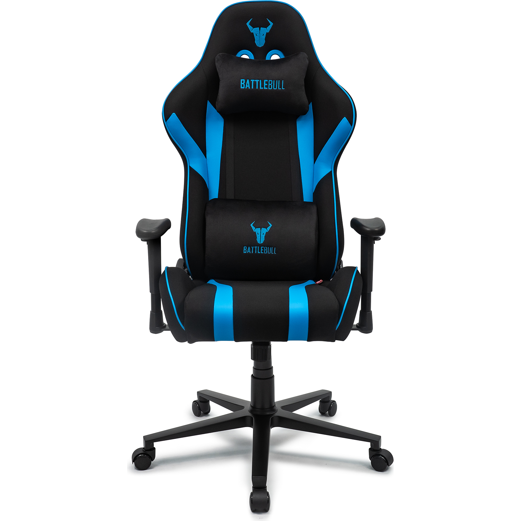 A large main feature product image of EX-DEMO BattleBull Tyro Gaming Chair - Black/Blue