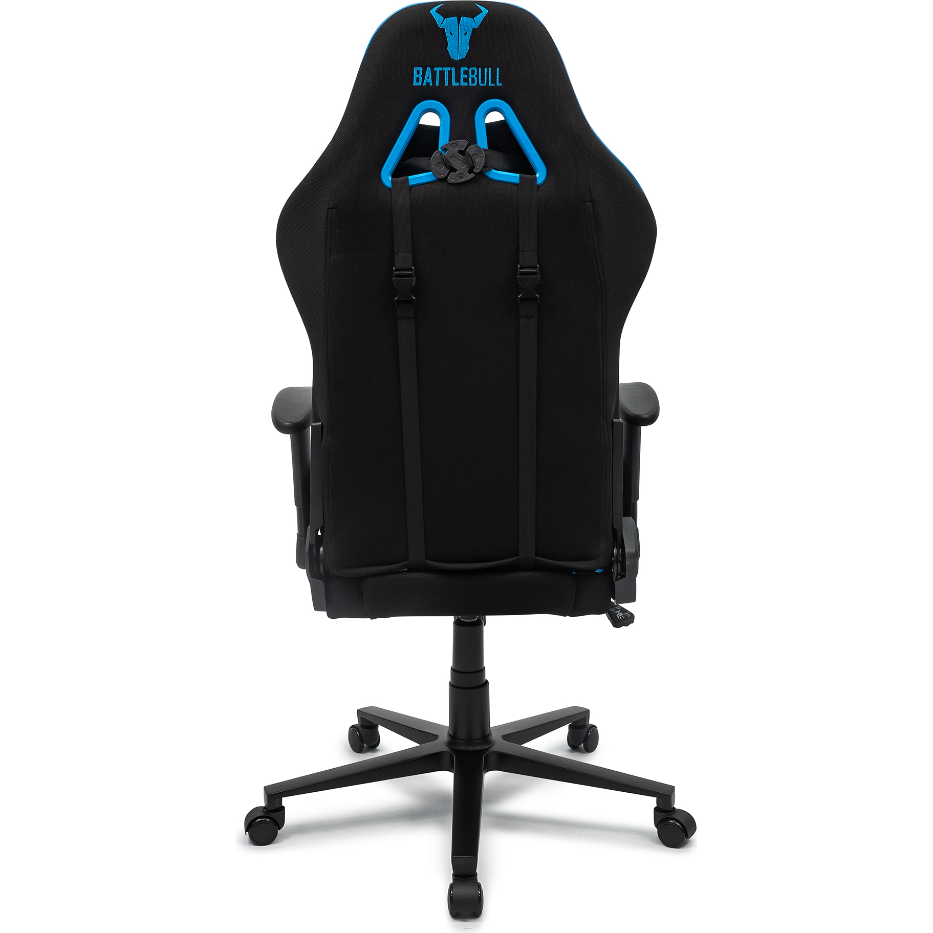 A large main feature product image of EX-DEMO BattleBull Tyro Gaming Chair - Black/Blue