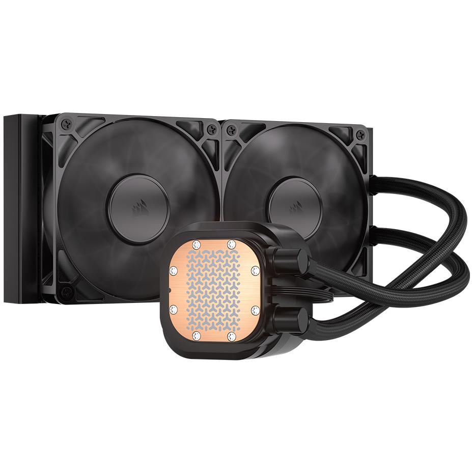 A large main feature product image of EX-DEMO Corsair NAUTILUS 240 RS - 240mm AIO Liquid CPU Cooler (Black)