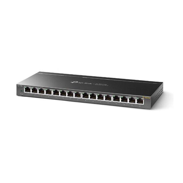 A large main feature product image of TP-Link SG116E - 16-Port Gigabit Easy Smart Switch