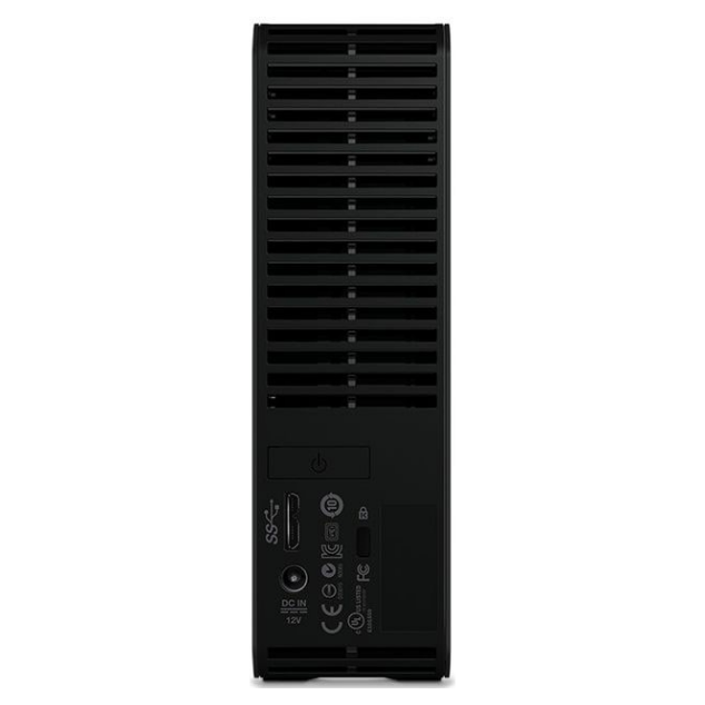 A large main feature product image of EX-DEMO WD Elements External HDD - 8TB Black 