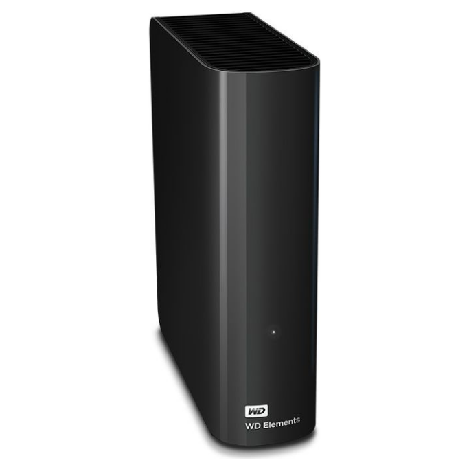A large main feature product image of EX-DEMO WD Elements External HDD - 8TB Black 