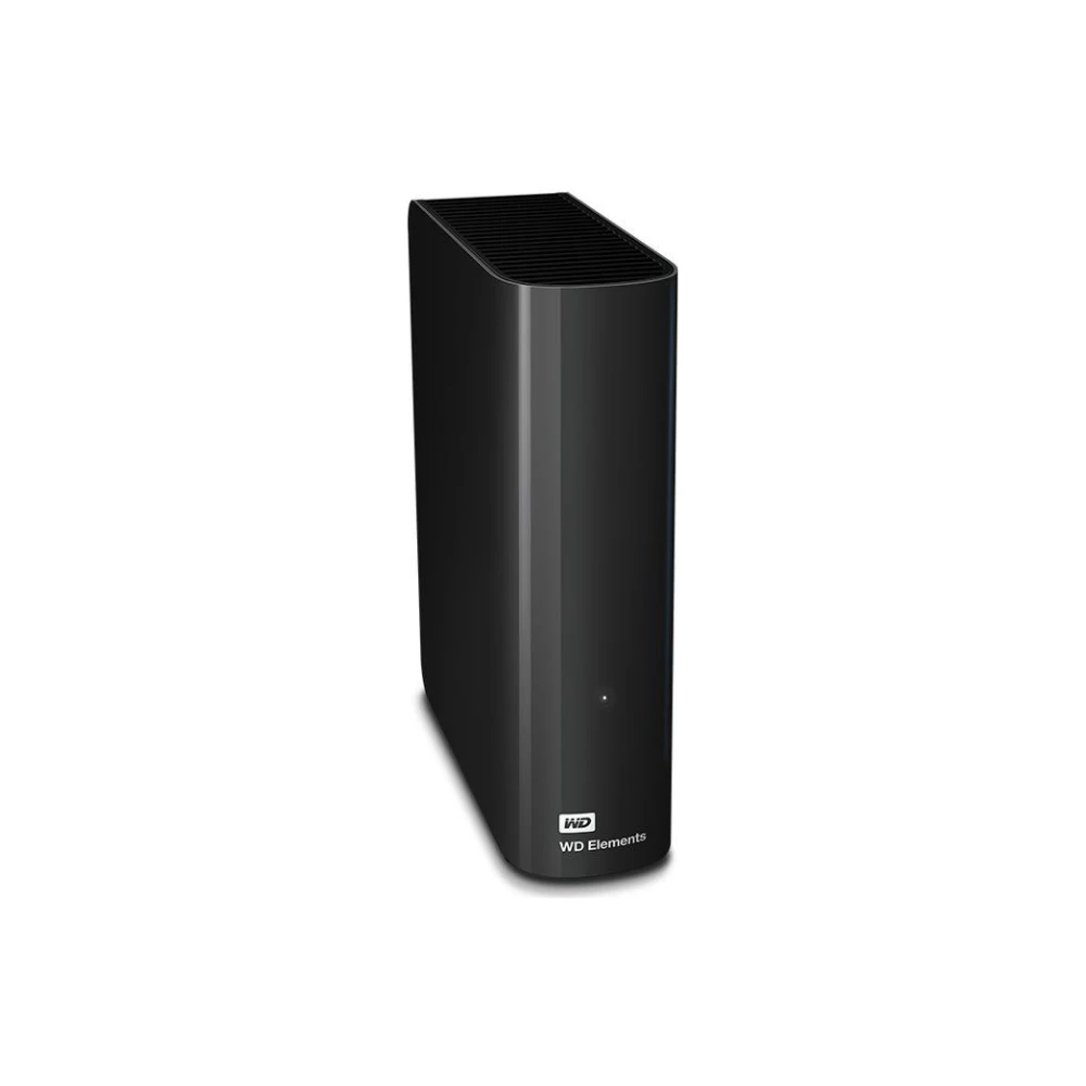 A large main feature product image of EX-DEMO WD Elements External HDD - 8TB Black