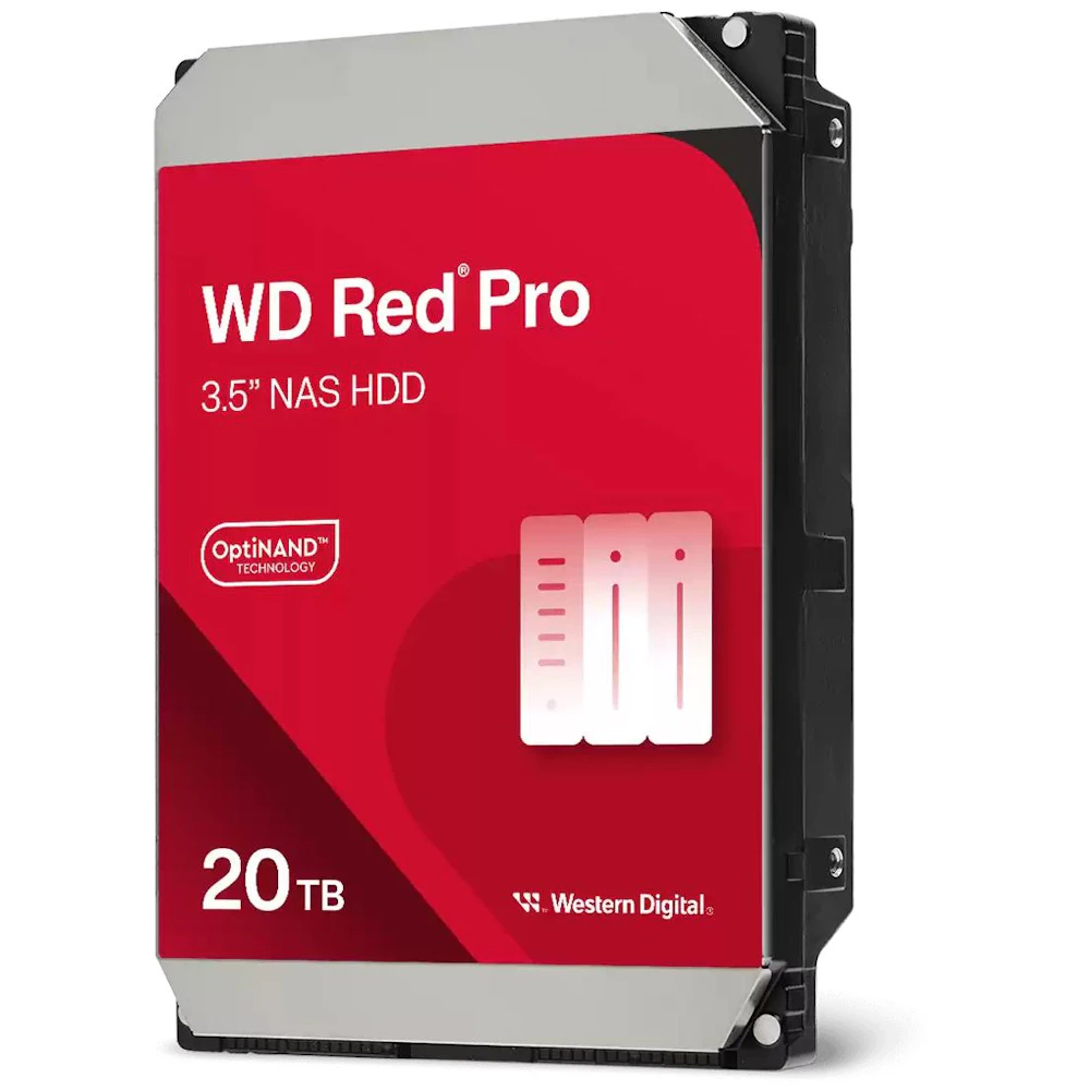 WD Red Pro 3.5" NAS HDD - 20TB 512MB
