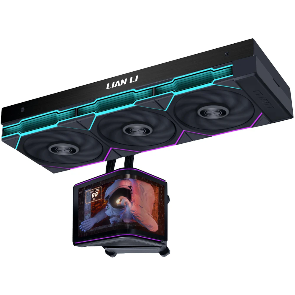 Lian Li HydroShift II OLED Curved 360TL - 360mm AIO Liquid CPU Cooler (Black)