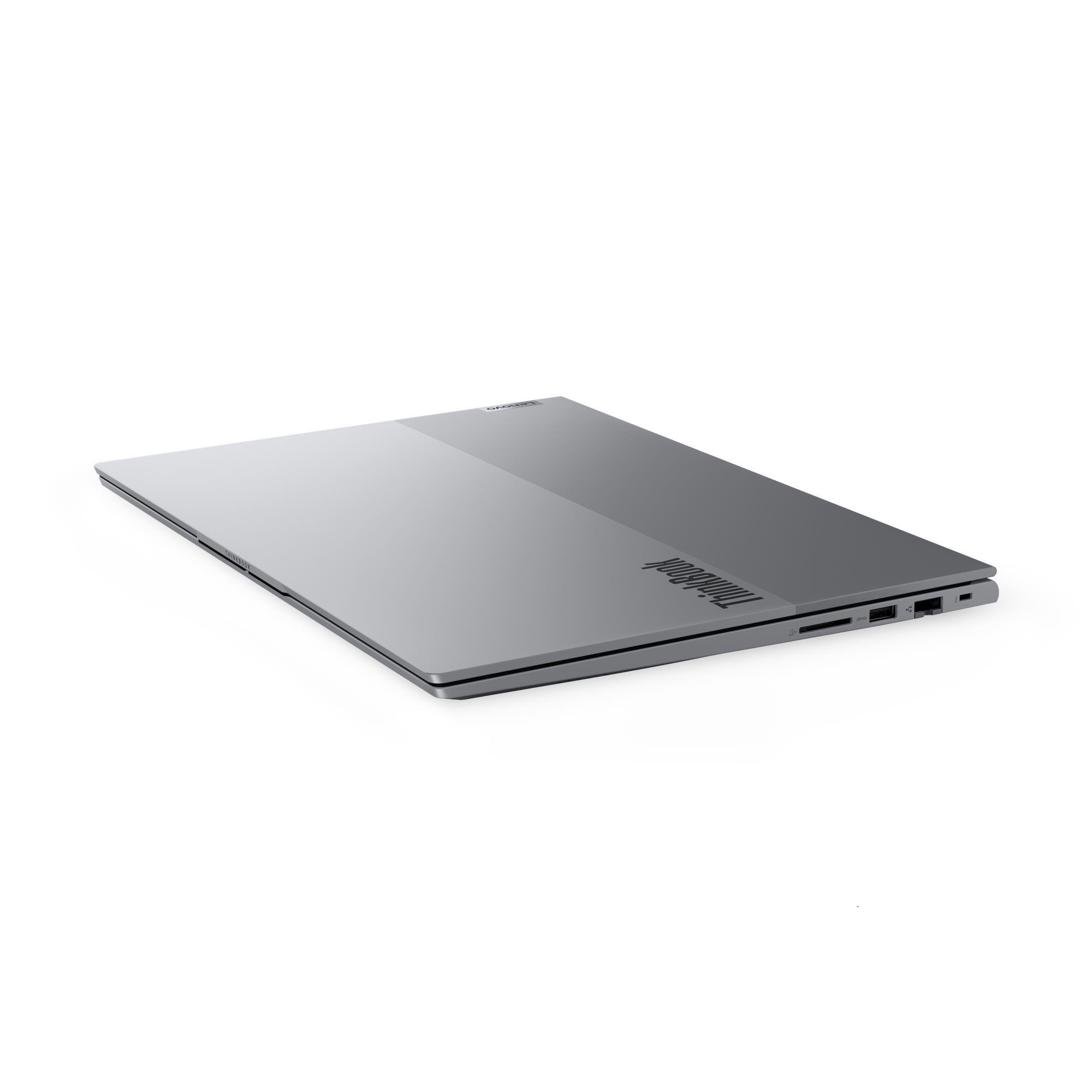 A large main feature product image of Lenovo ThinkBook 16 G9 (21US) - 16" Core 7 240H, 16GB/512GB - Win 11 Pro Notebook