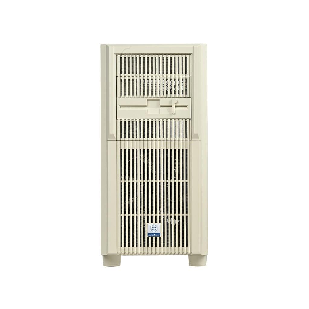 A large main feature product image of SilverStone FLP03 Retro Micro Tower Case