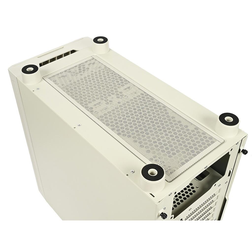 A large main feature product image of SilverStone FLP03 Retro Micro Tower Case