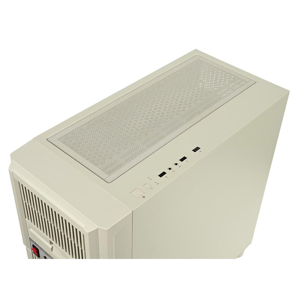 A large main feature product image of SilverStone FLP03 Retro Micro Tower Case