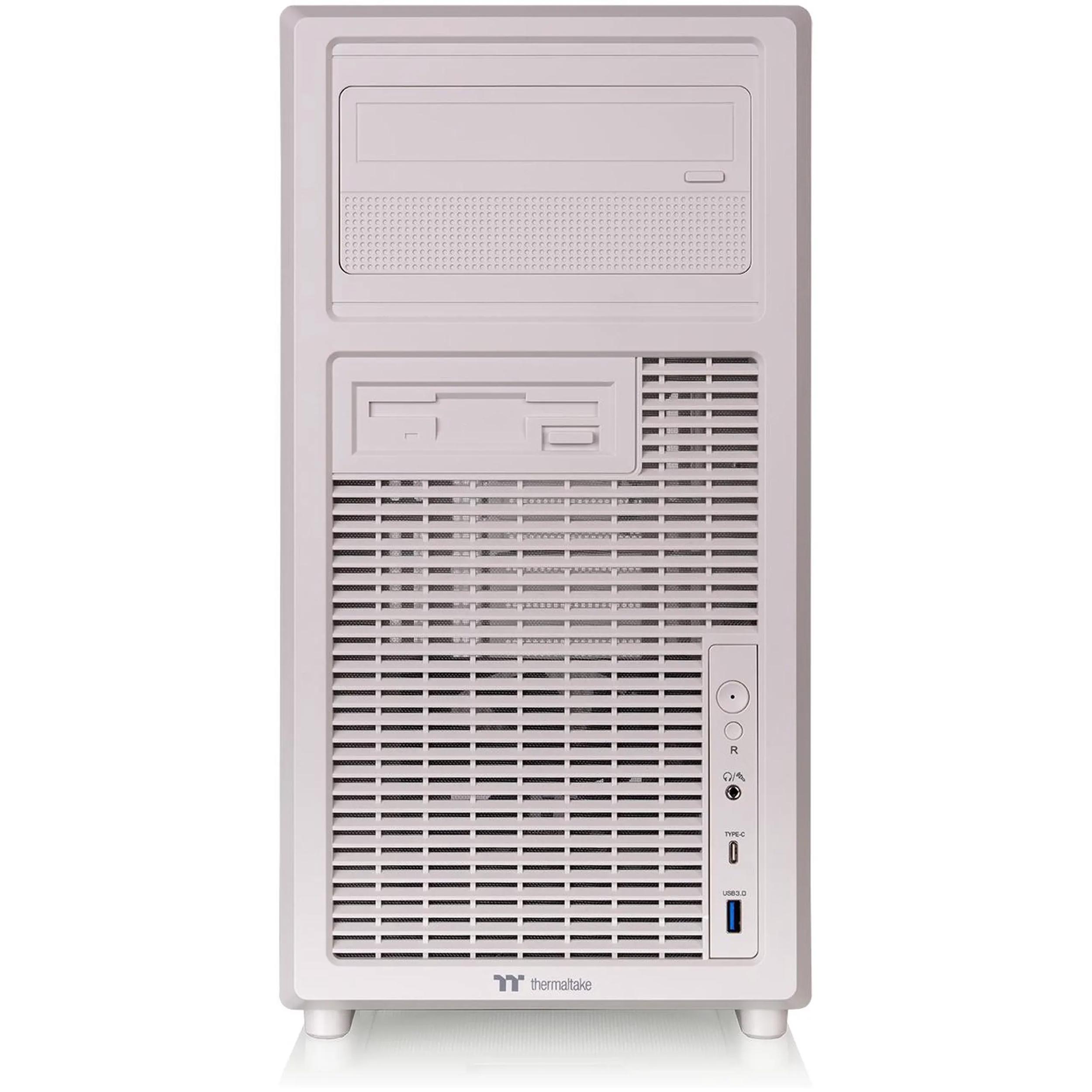 A large main feature product image of Thermaltake Retro 260 Tempered Glass Micro Tower Case (Beige Edition)