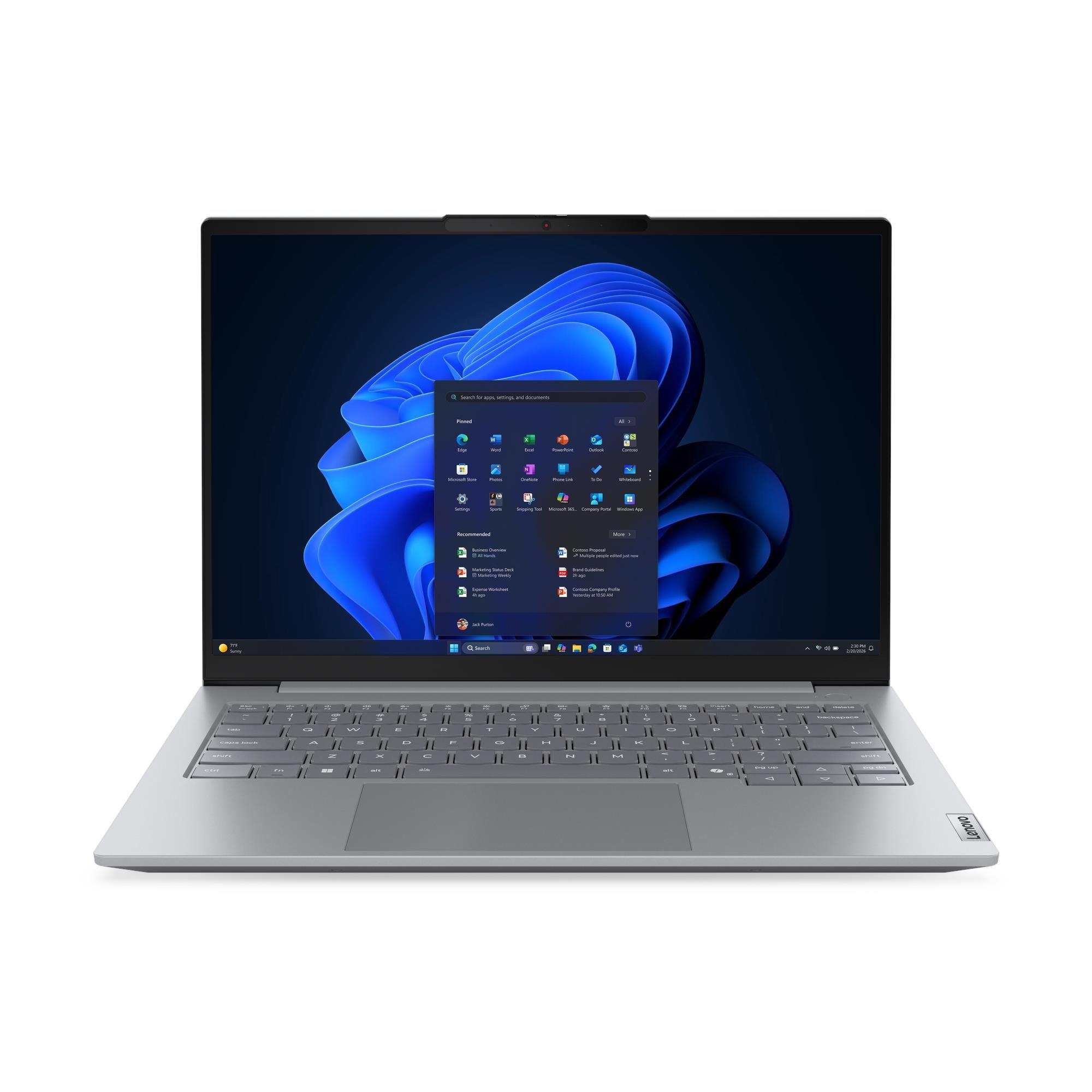 A large main feature product image of Lenovo ThinkBook 14 G9 (21V0) - 14" Ryzen 5 220, Radeon 740M, 16GB/512GB - Win 11 Pro Notebook