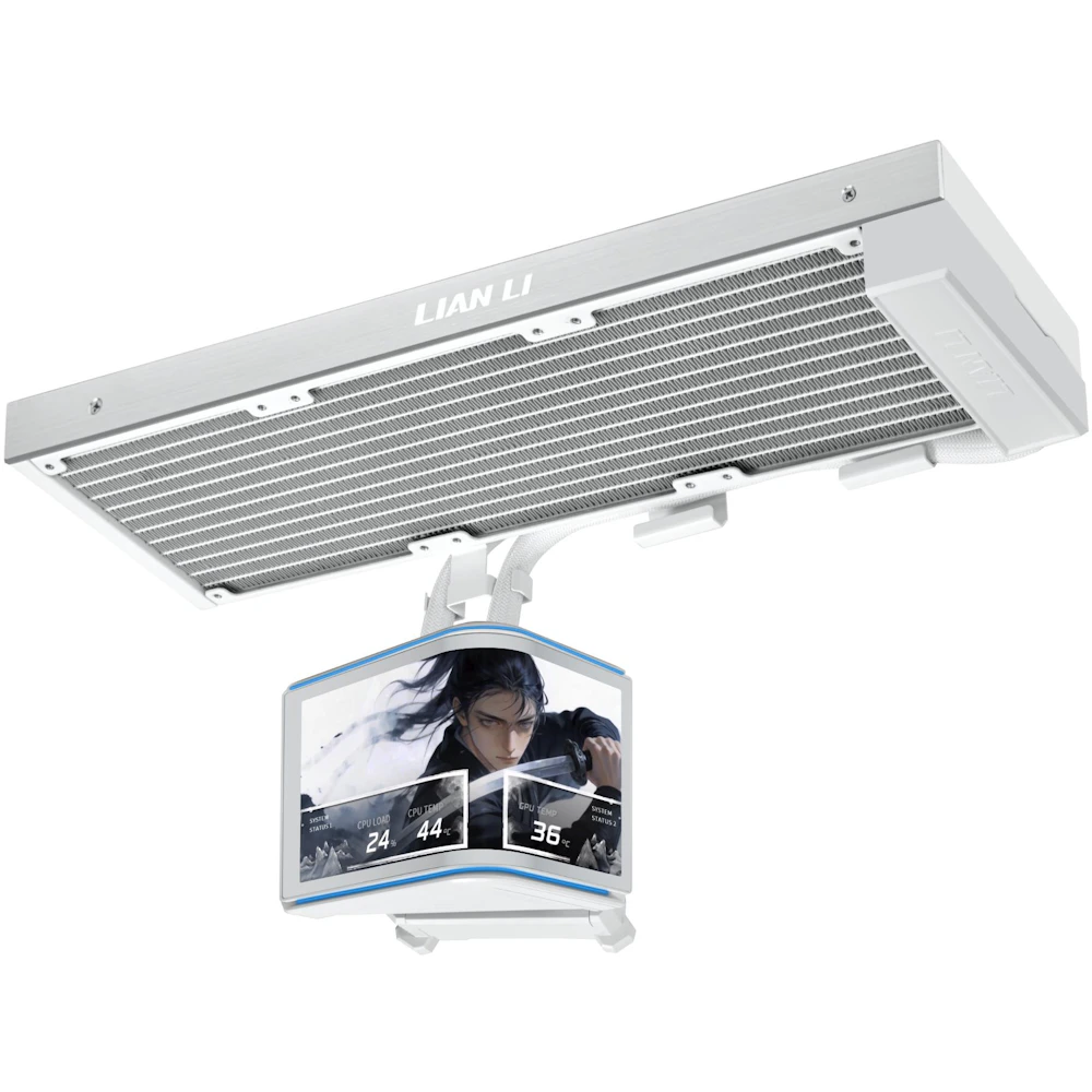 Lian Li HydroShift II OLED Curved 360 Fanless (White)