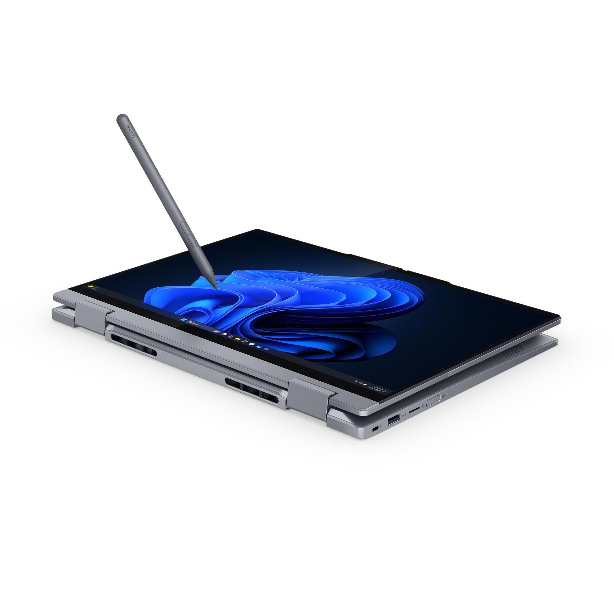 A large main feature product image of Lenovo ThinkBook 14 Yoga 2-in-1 G5 (21SQ) - 14" Ultra 5 225U, 16GB/512GB - Win 11 Pro Notebook