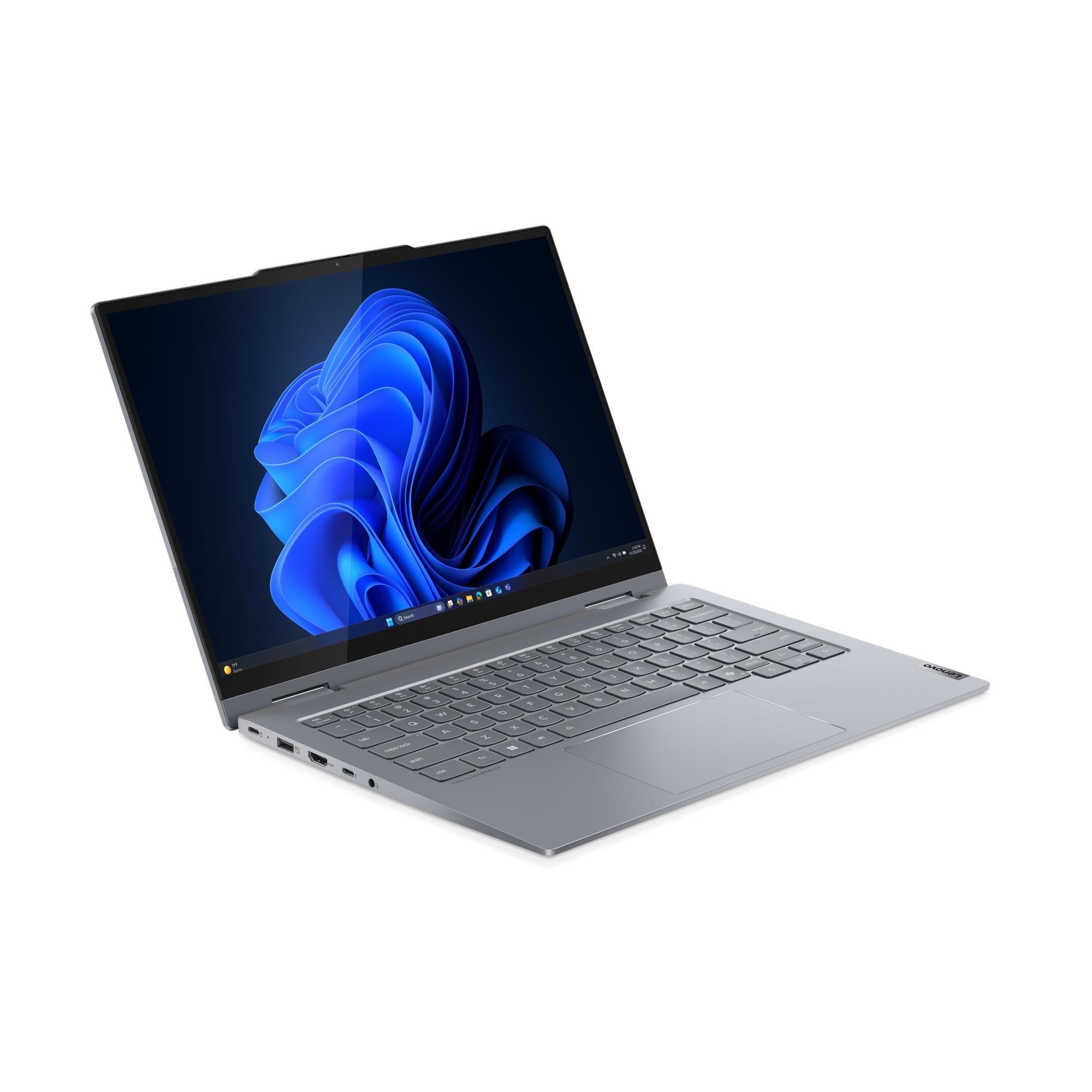 A large main feature product image of Lenovo ThinkBook 14 Yoga 2-in-1 G5 (21SQ) - 14" Ultra 5 225U, 16GB/512GB - Win 11 Pro Notebook