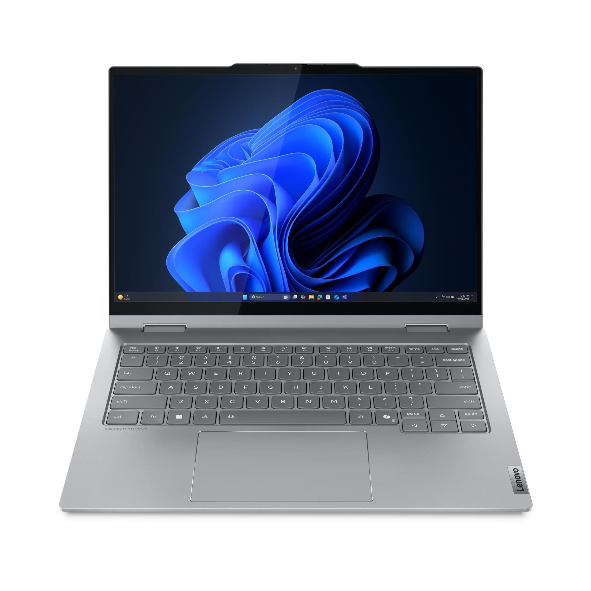 A large main feature product image of Lenovo ThinkBook 14 Yoga 2-in-1 G5 (21SQ) - 14" Ultra 5 225U, 16GB/512GB - Win 11 Pro Notebook