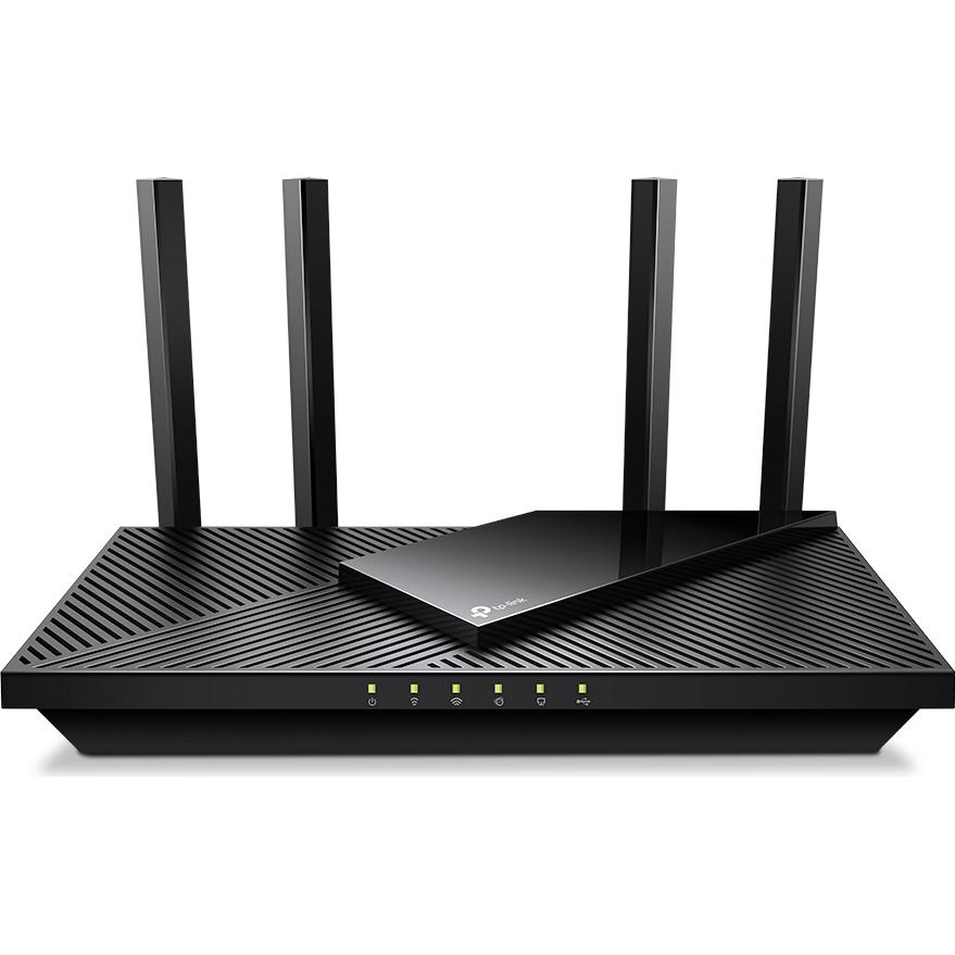 A large main feature product image of EX-DEMO TP-Link Archer AX55 Pro - AX3000 Wi-Fi 6 Router with 2.5GbE