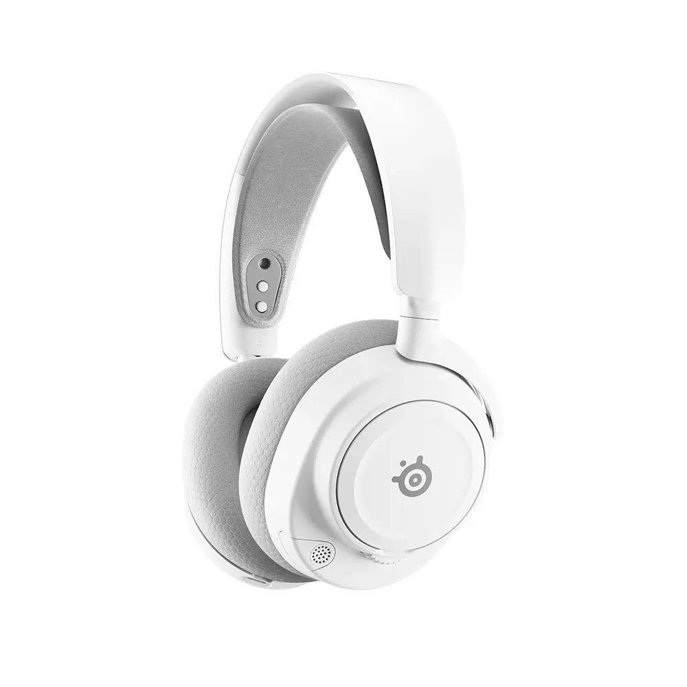 A large main feature product image of SteelSeries Arctis Nova 7 Gen 2 - Wireless Gaming Headset - White