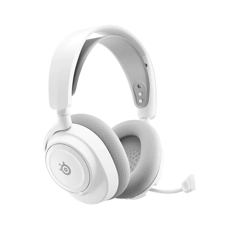 A large main feature product image of SteelSeries Arctis Nova 7 Gen 2 - Wireless Gaming Headset - White