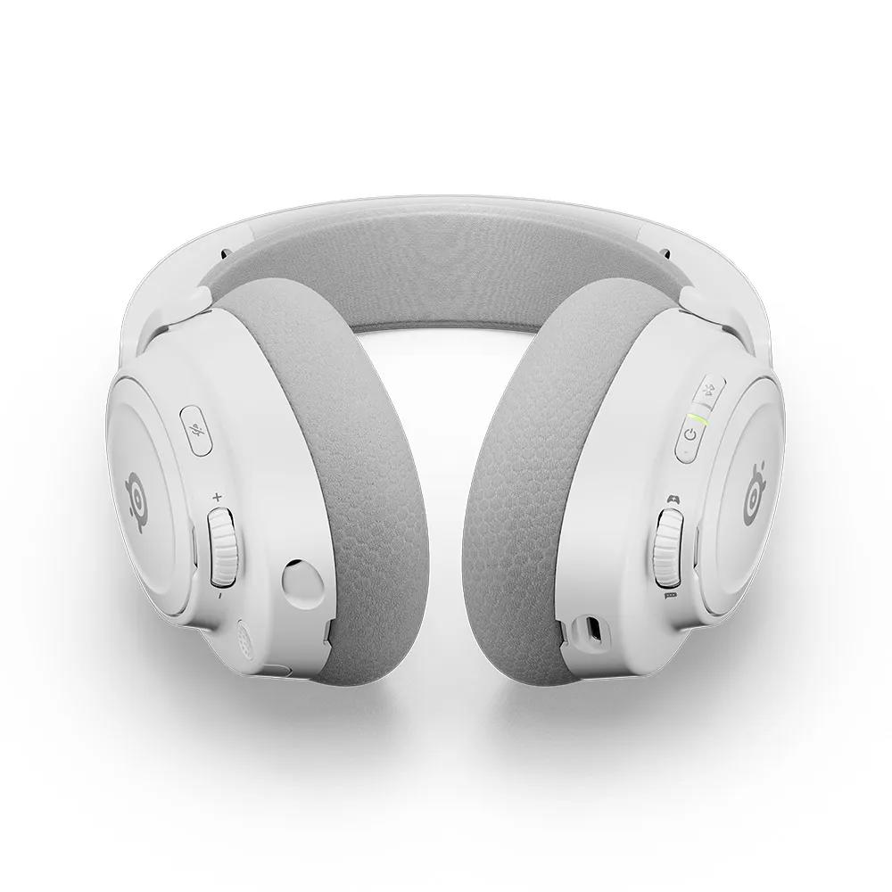 A large main feature product image of SteelSeries Arctis Nova 7 Gen 2 - Wireless Gaming Headset - White