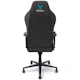 A small tile product image of EX-DEMO BattleBull Vaporweave 2 Gaming Chair - Dark Grey/Turquoise