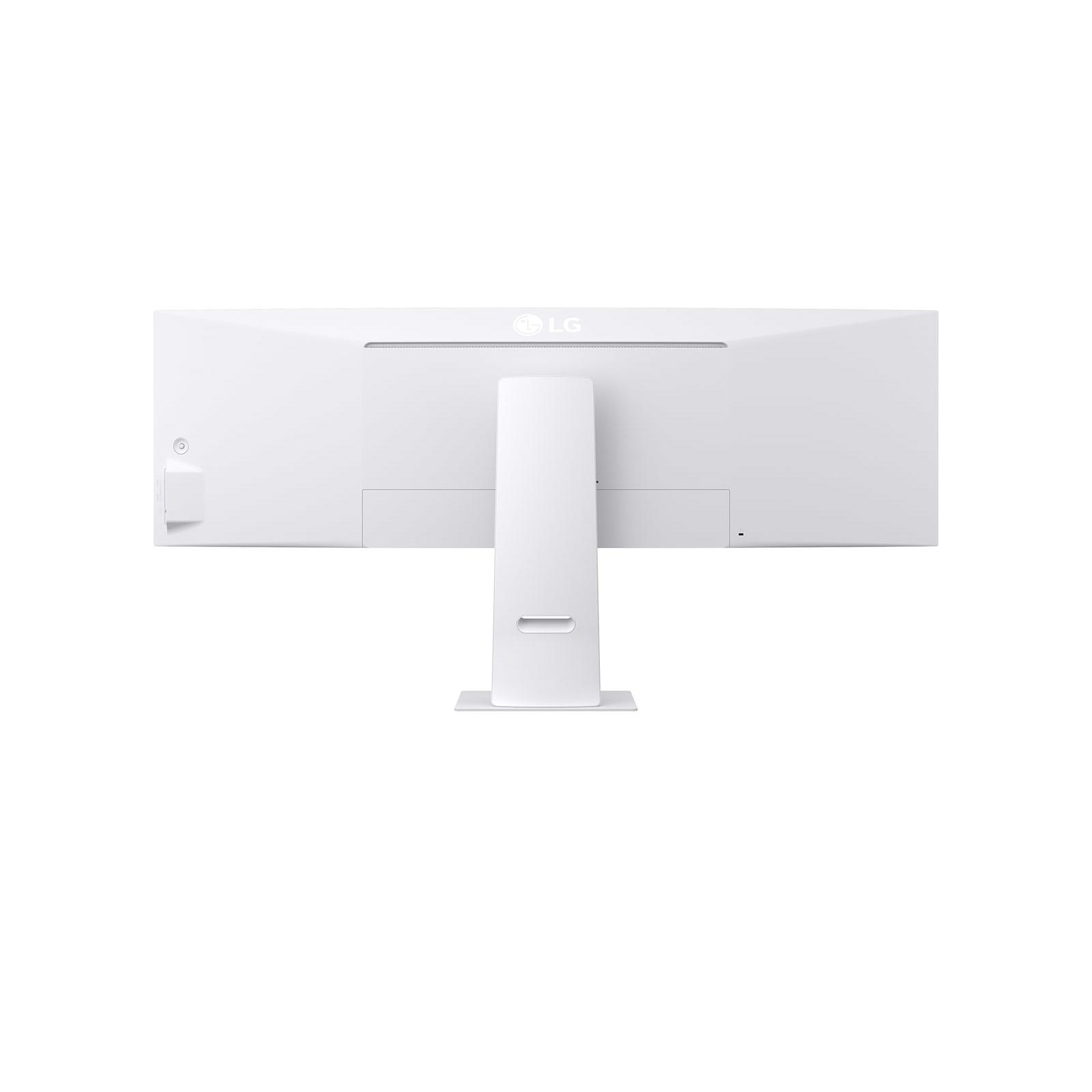 A large main feature product image of LG UltraWide 49U950A-W - 49" Curved 1440p Ultrawide 144Hz IPS Monitor