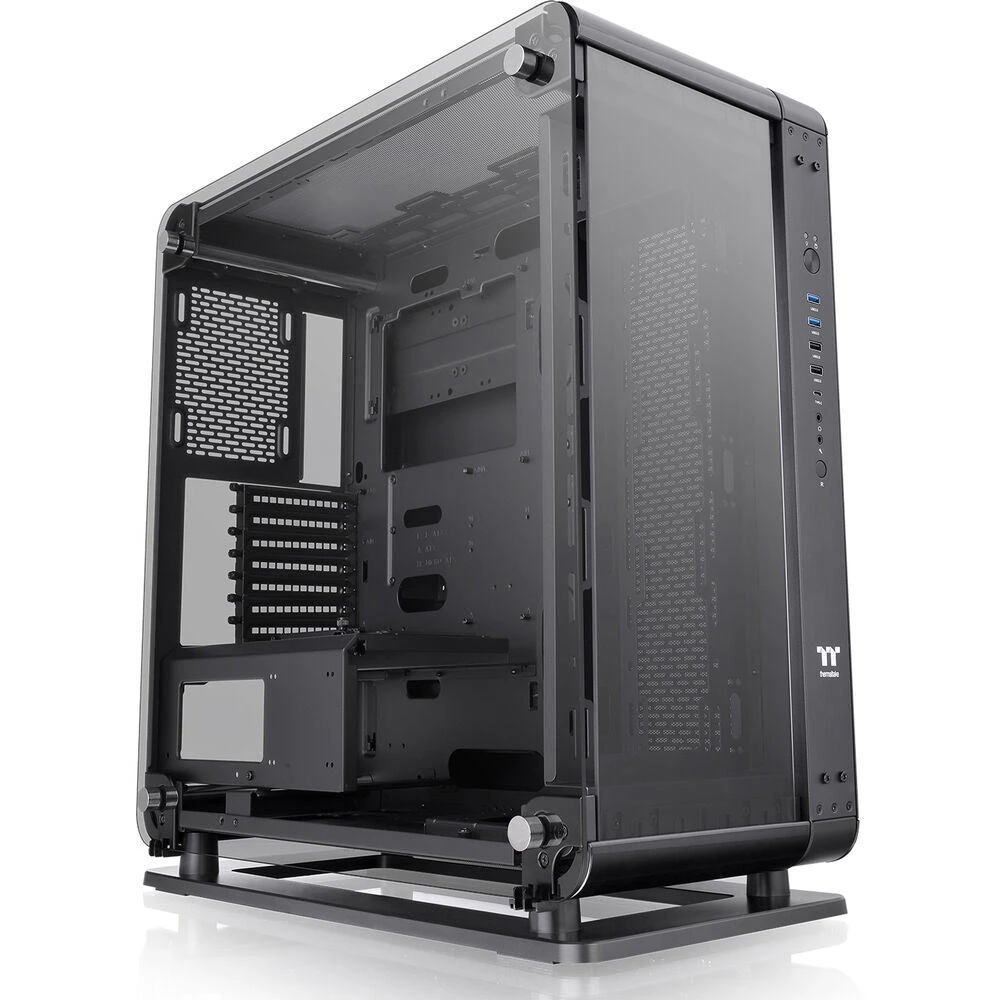 Thermaltake Core P6 - Tempered Glass (Open Frame Transformable) Mid Tower Case (Black)