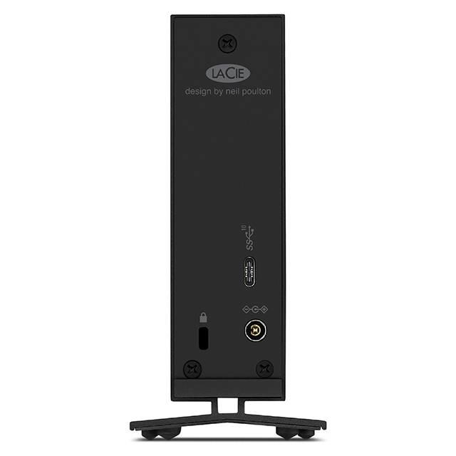 A large main feature product image of LaCie d2 Professional 3.5" USB-C External HDD - 10TB