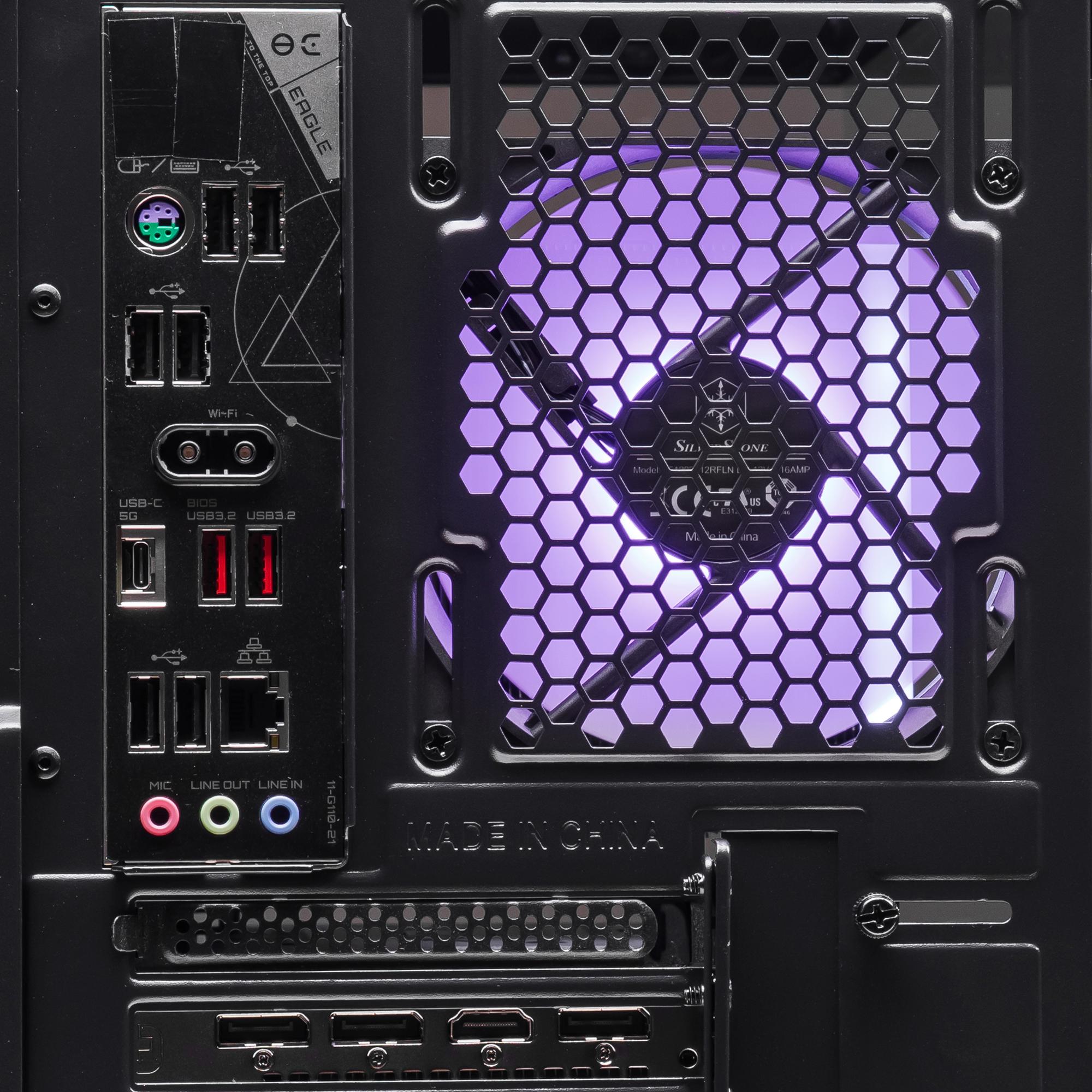 A large main feature product image of PLE Cypher RX 7600 Prebuilt Ready To Go Gaming PC