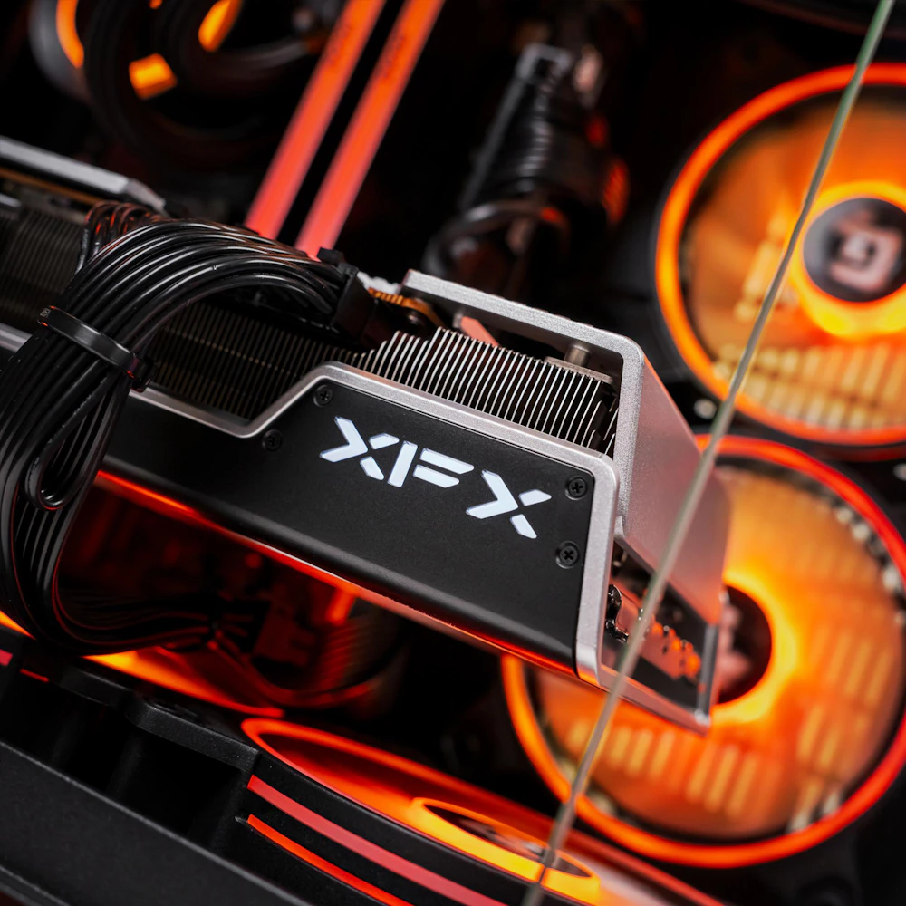 A large main feature product image of EX-DEMO PLE Inferno RX 7900 XTX Prebuilt Ready To Go Gaming PC