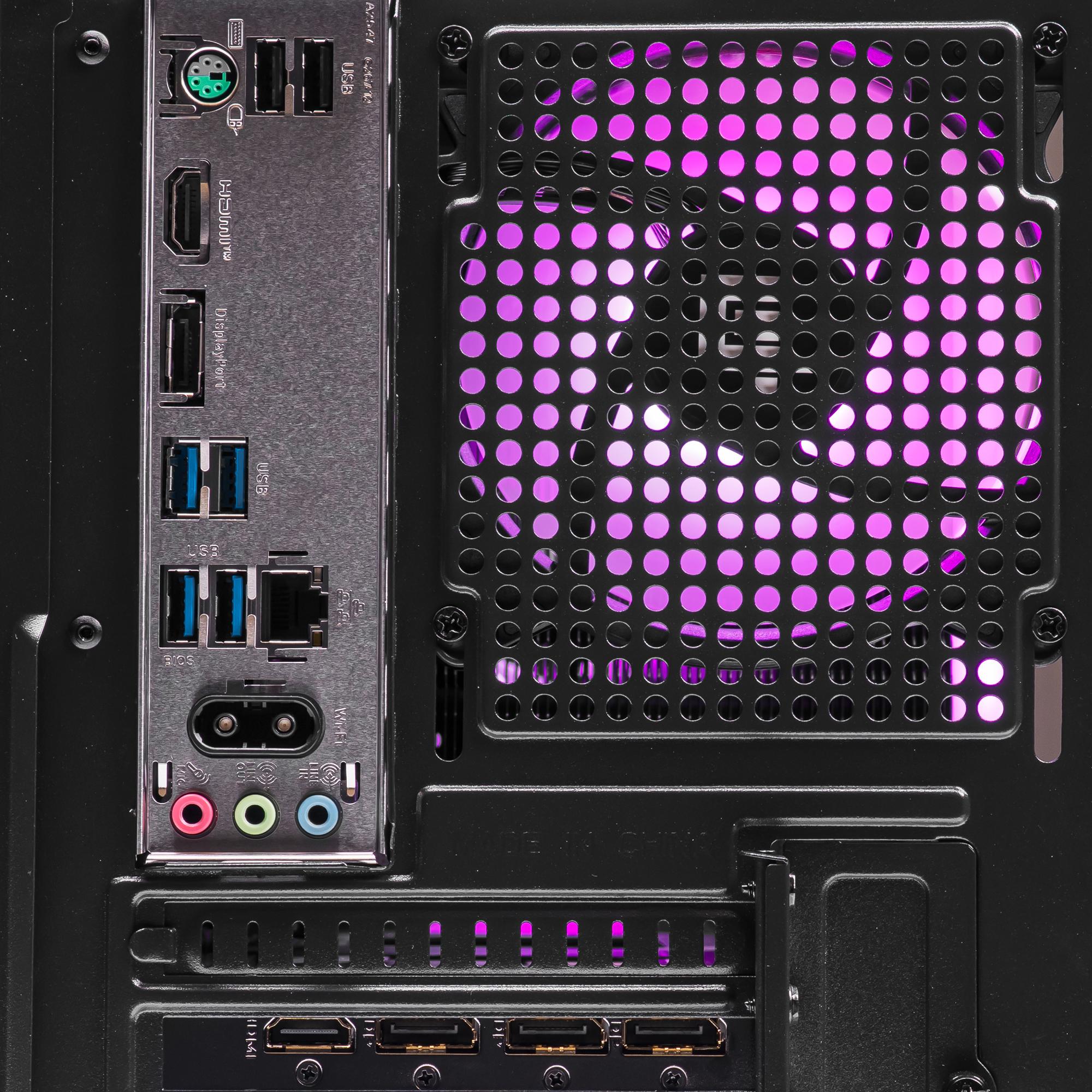 A large main feature product image of PLE Raven RTX 5070 Prebuilt Ready To Go Gaming PC