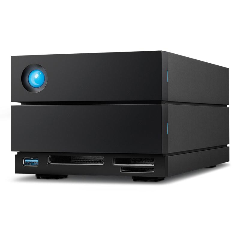 A large main feature product image of LaCie 2big Dock Thunderbolt 3 External HDD - 40TB
