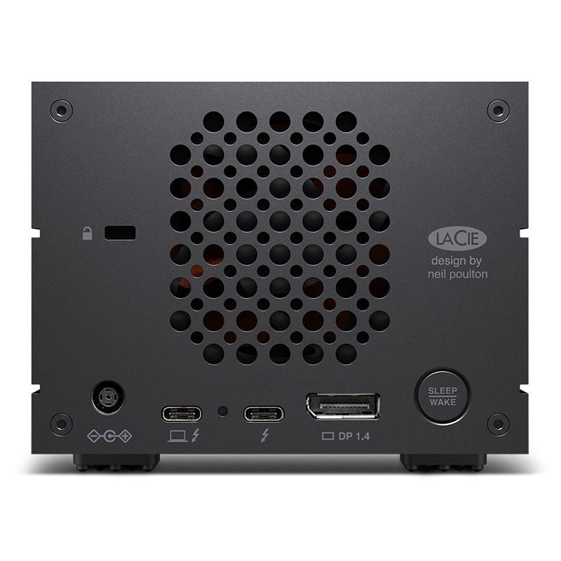A large main feature product image of LaCie 2big Dock Thunderbolt 3 External HDD - 48TB