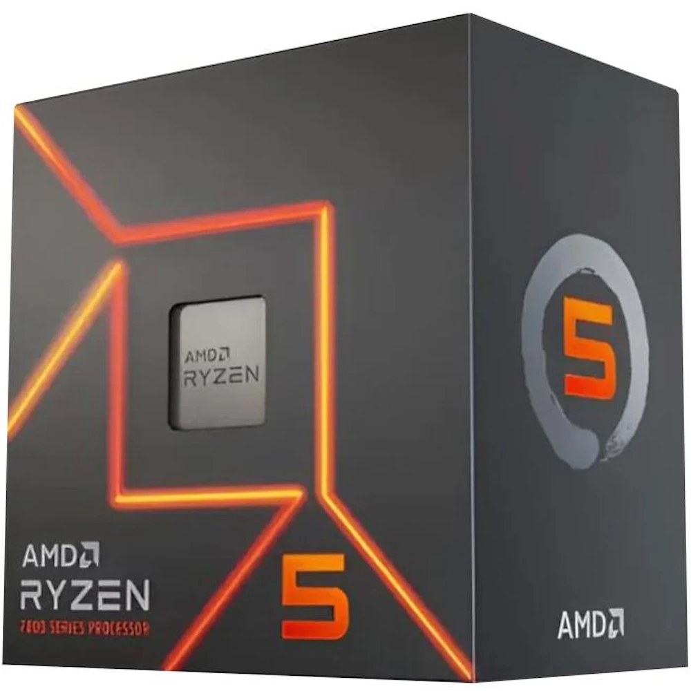 AMD Ryzen 5 7500F 6 Core 12 Thread Up To 5.0GHz AM5 - With Wraith Stealth Cooler
