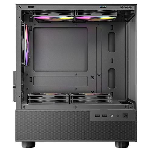 A large main feature product image of EX-DEMO Antec CX200M RGB Elite - Micro Tower Case (Black)