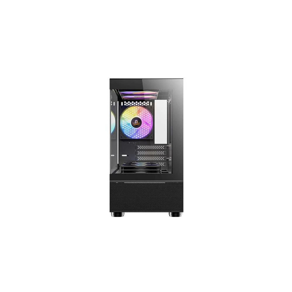 A large main feature product image of EX-DEMO Antec CX200M RGB Elite - Micro Tower Case (Black)