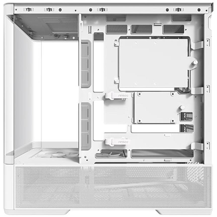 A large main feature product image of Antec C6 Curve AIR - Mid Tower Case (White)
