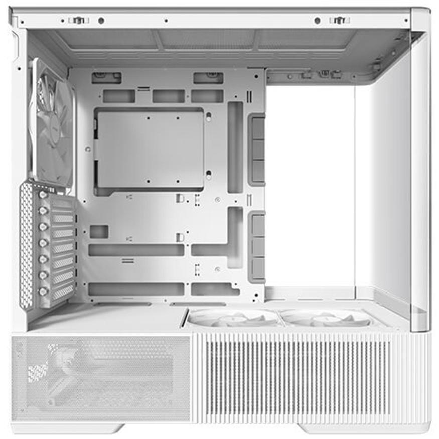 A large main feature product image of Antec C6 Curve AIR - Mid Tower Case (White)