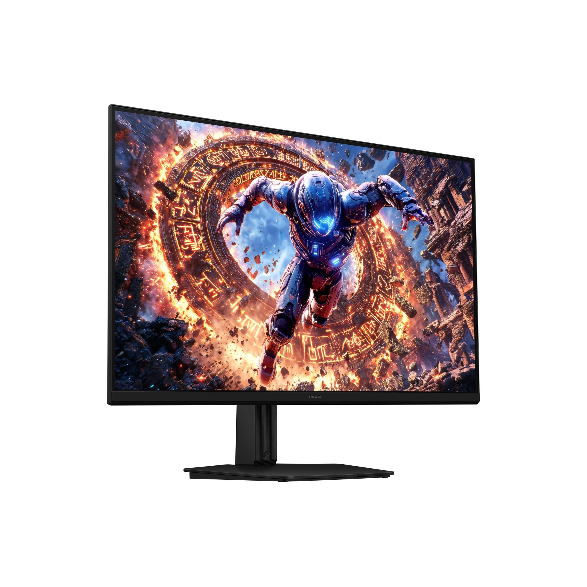 A large main feature product image of Samsung Odyssey G8 - 32" 6K 165Hz / 3K 330Hz Dual Mode Fast IPS Gaming Monitor