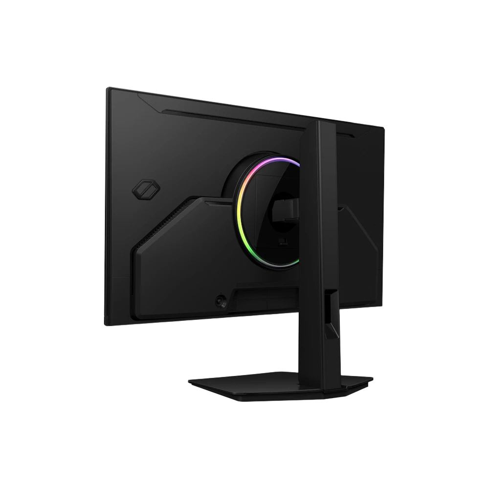 A large main feature product image of Samsung Odyssey G8 - 27" 5K 180Hz / 1440p 360Hz Dual Mode Fast IPS Gaming Monitor