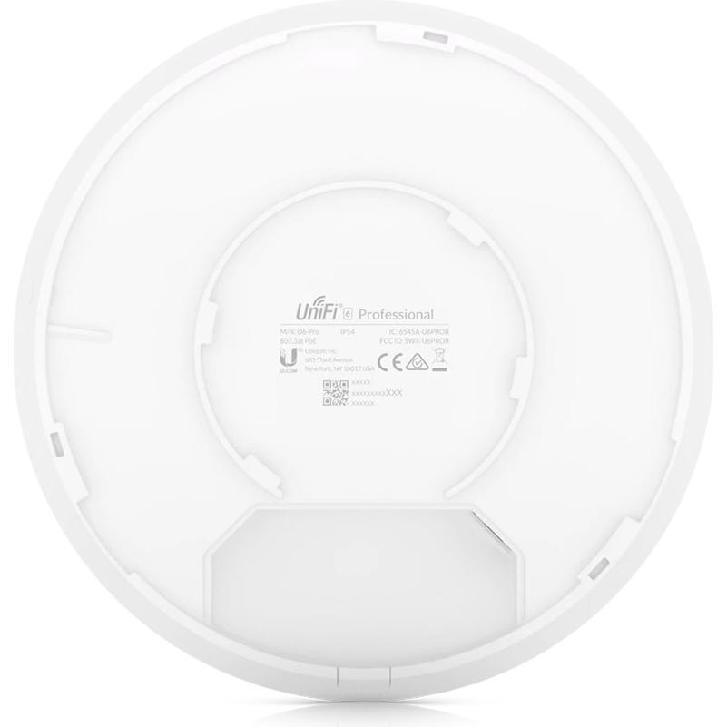 A large main feature product image of EX-DEMO Ubiquiti UniFi U6 Pro Ceiling-Mounted Wi-Fi 6 Wireless Access Point