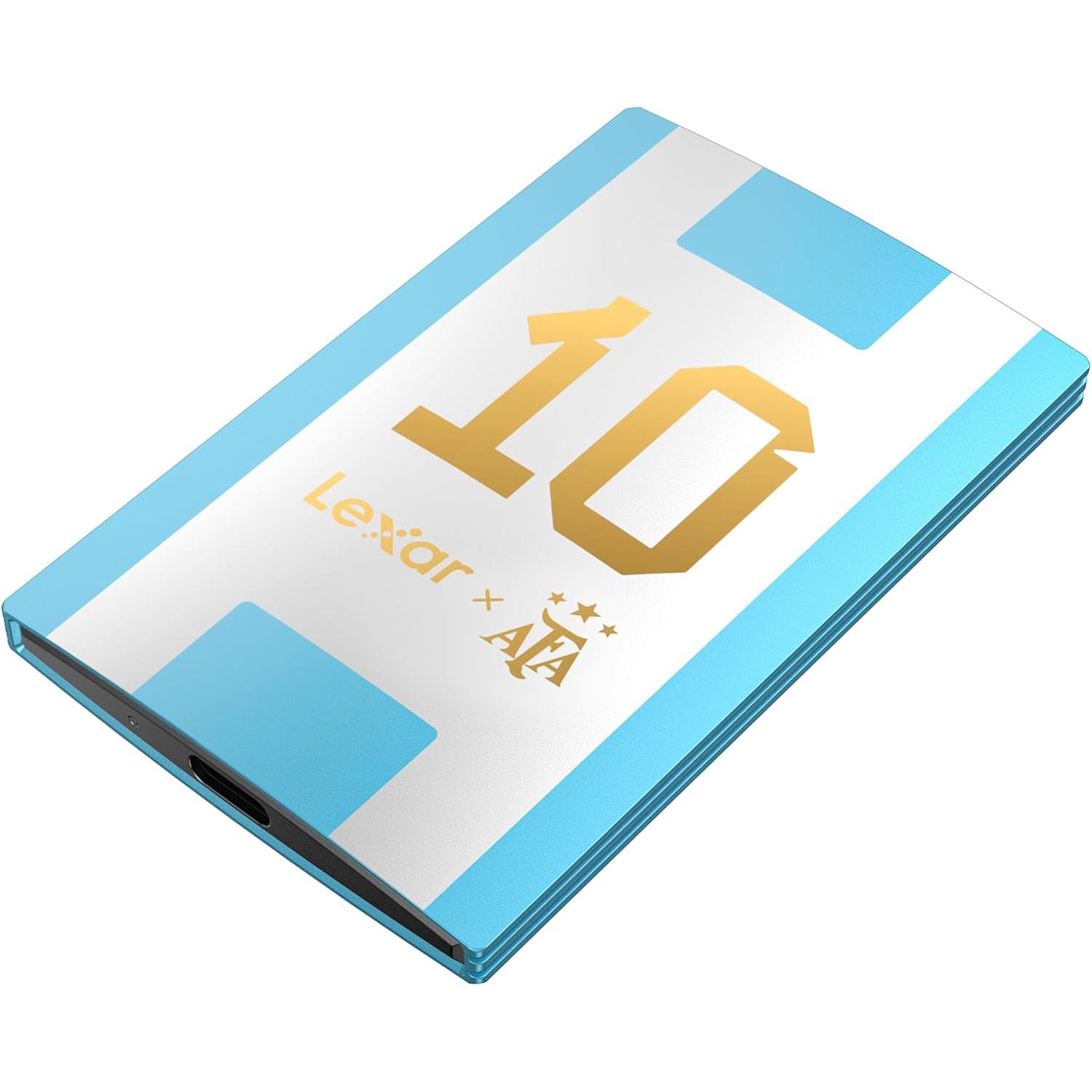 A large main feature product image of Lexar SL500 USB 3.2 Gen2x2 Type C Portable SSD - AFA Edition - 1TB