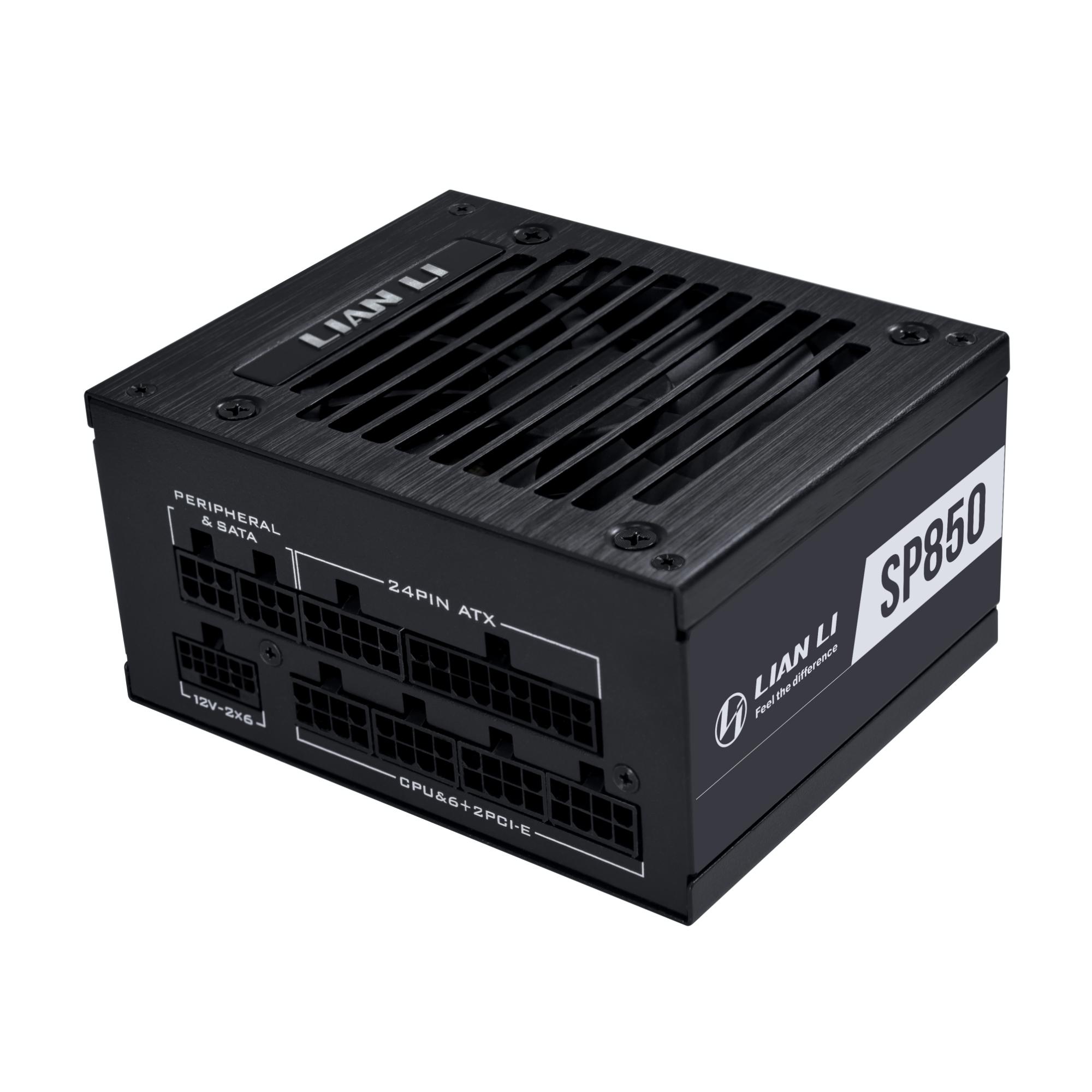 A large main feature product image of EX-DEMO Lian Li SP 850W V2 Gold PCIe 5.1 ATX 3.1 SFX Modular PSU